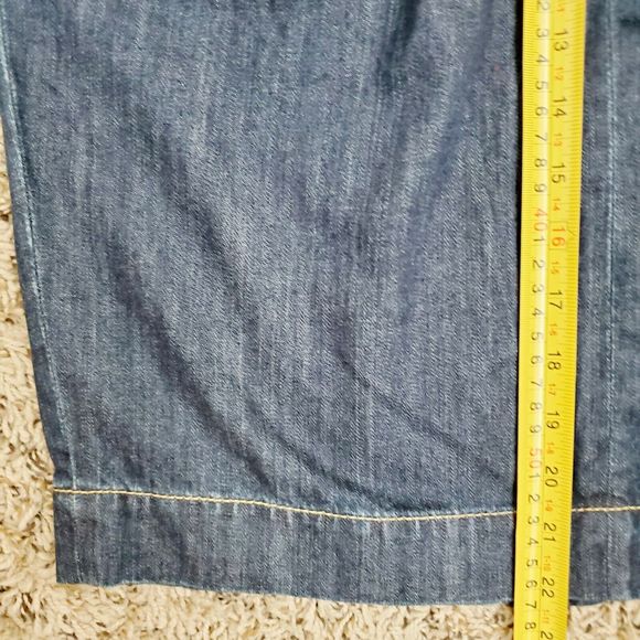 FRENCH CONNECTION 8 Denim Pencil Skirt Button Fly - Picture 6 of 9